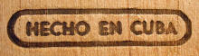 Late 1967 HECHO EN CUBA stamp old