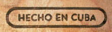 Sometime in 1980 HECHO EN CUBA stamp